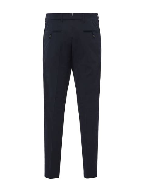 prada slim fit pants